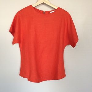 Vintage Orange Top CHIC - perfect for FALL